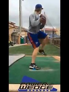 Power Up Wedge. Learn How To Unleash Your Lower Half For Massive Power And Explosion In Your Pitching Delivery or While You Are Taking Batting Practice. | Youth Baseball