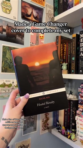 forcing books to meet my aesthetic since 2025 😂 #heatedrivalry #heatedrivalrynews #booktok #fyp #bookcover