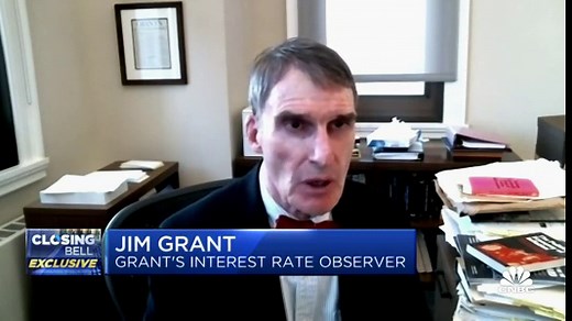 Watch CNBC's full interview with Grant's Interest Rate Observer's Jim Grant on the Fed and digital currencies