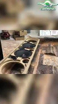 Truck Audio Build: See How This Custom Speaker System Comes Alive! #shorts