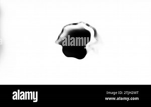 Ink in water, black watercolor ink slow motion transition drop on white background. Transparent transition effect, isolated, organic flow Stock Video Footage - Alamy