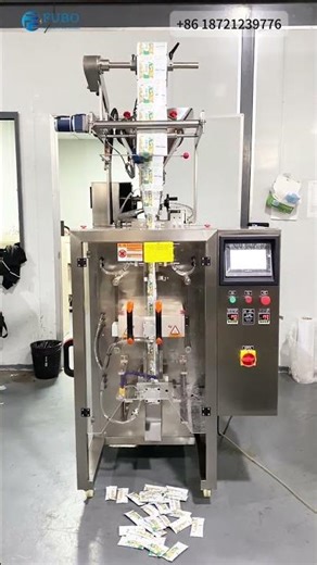 Zigzag powder pouch packaging machine | Back sealing sachet packing machinery