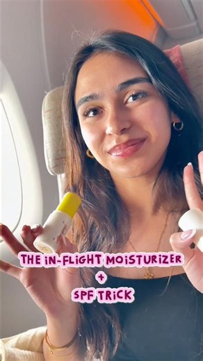 The Best In-Flight Skincare Routine ✈️ Moisturizer + SPF Travel Hack