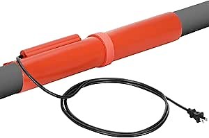 PVC Heating Blanket for 2" to 3" PVC Conduit Pipe Bending, 5 Year Warranty for PVC Heat Blanket, 120V 800W PVC Pipe Bender Temperature Controlled Durable Silicone Material Pipe Heater