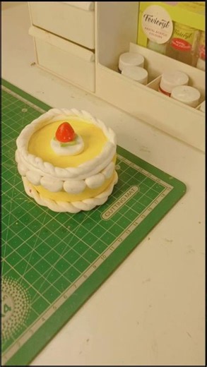 DIY Clay Cake Box Tutorial! 🎂✨ | Aesthetic Fake Cake Trinket Box