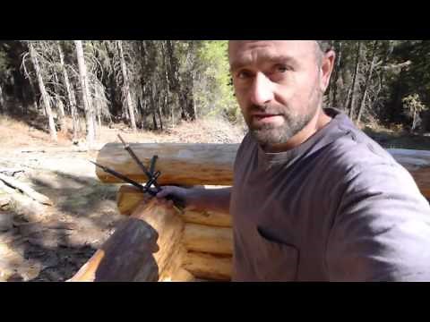 Off Grid Log Cabin Build - Scribe Fit Part 1