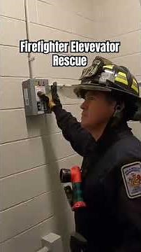 Firefighter Elevator Rescue Training | Step-by-Step Elevator Extrication Operations