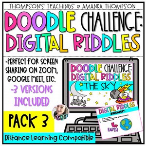 Morning Meeting Digital Games - Riddles - Digital Fun Friday Games