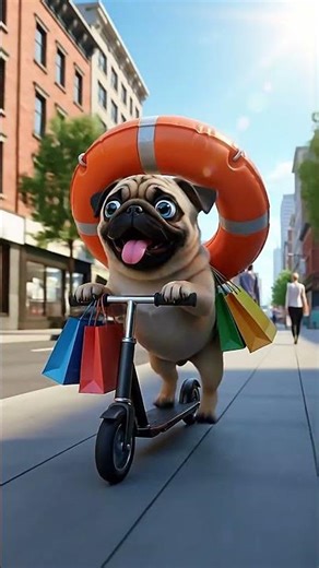 Pug Puppy Pool Surprise Diving Rings | Perfect Weight #shorts #pug