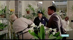 This famous "slap heard 'round the world" scene from IN THE HEAT OF THE NIGHT ('67) marked the first time an African American man had ever slapped a white man on screen before, which Star of the Month Sidney Poitier insisted on. | Turner Classic Movies: TCM