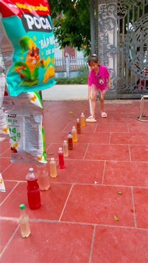 Cô bé hứa với bố từ bỏ uống nước ngọt và tập thể dục còn chọn đồ ăn này này #shost