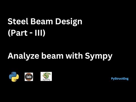 Sympy Tutorial: How to Analyze Beams with Uniform Loads