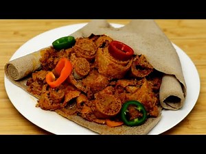 ተበልቶ የማይጠገብ ምርጥ ፍርፍር አሰራር || Ethiopian Food || How to make Injera Firfir