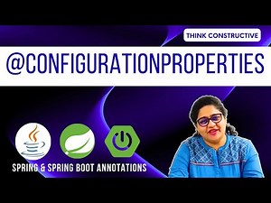 Master Spring Boot: @ConfigurationProperties Annotation | Spring Boot Tutorial 2026 #springboot