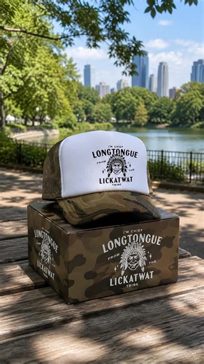 Chief Longtongue Foam Trucker hat style ideas