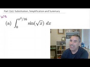 Math 125 Exam 2 Review (part 1e): Substitution, Simplification and Summary