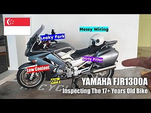 Inspect | Wiring Check | Coolant Check | Yamaha FJR1300 Restoration [Part 1]