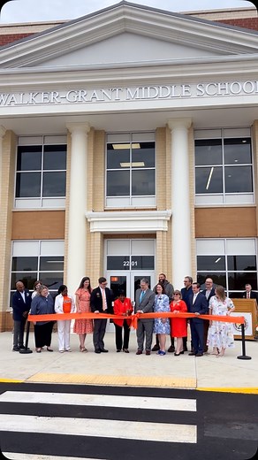 🎉✨ It’s official! On August 6, we cut the ribbon on our brand-new Walker-Grant Middle School in Idlewild! 🐅 From FCPS leaders, and City Council members to building partners, community friends, and all who played a role in bringing this school to life, so many came out to celebrate this milestone. 📣 Want a sneak peek? Open House: TOMORROW | 8 AM – 1 PM Come see this state-of-the-art school before the first bell rings! 🧡🖤 See you soon, Tigers! | Fredericksburg City Public Schools