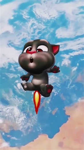 Rocket Tom Lol... 🤯 | My Talking Tom 2 #shorts #funny #talkingtom #titmouse