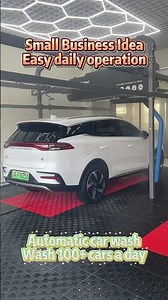 Automated cleaning process, combining stability and efficiency#carwash #carcleaning