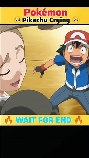 Pokémon Crying Scene 😢 | Pikachu Moments | #pokemon #shorts