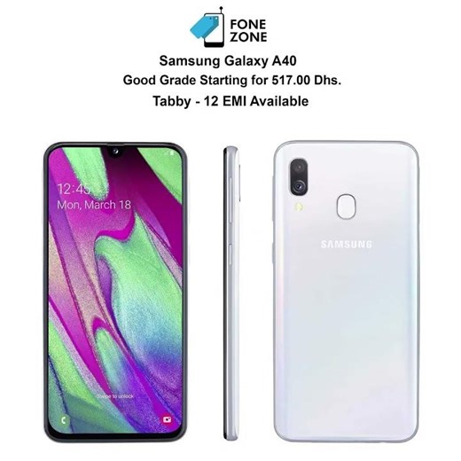 Samsung Galaxy A40 Just 517 AED