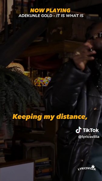 Adekunle Gold: It Is What It Is - Lyrics Video