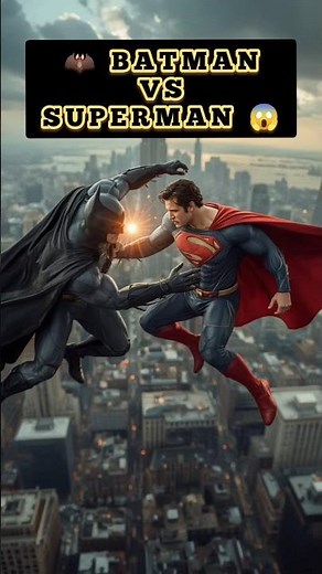 😱😱😱 Batman vs Superman: The Most Epic Sky Battle Ever Caught on Camera 🦇🎥