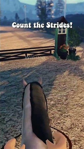 Count the Strides!🤗#horse #roblox #blowup #equestrian #cowandhorseyto22k