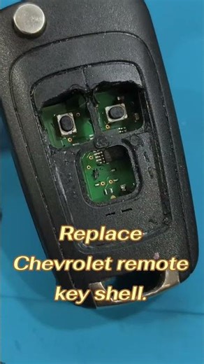 Replace Chevrolet remote key shell. #chevrolet #youtubeshorts #tiktok #usashorts #fyp #wow #yt