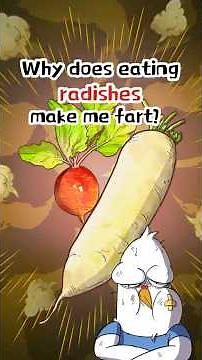🥕Why Does Eating Radishes Make Me Fart❓ #shorts #trivia #comedy