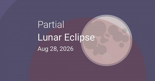 Partial Lunar Eclipse on August 27–28, 2026 – Where and When to See