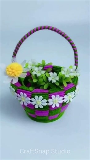 Cute DIY Baskets 🧺 | Easy & Creative Craft #CuteDIY #DIYBaskets #CraftIdeas
