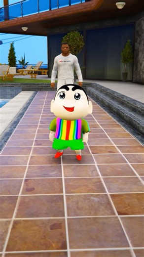 Shinchan fight with thanos and venom 🤡🥳 #gta5 #shorts #viralvideo