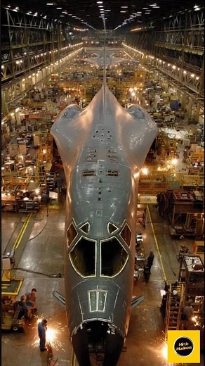 B 1B Lancer Assembling a Supersonic Destroyer #shorts #militaryaircraft