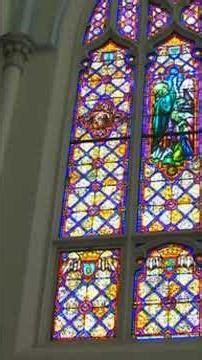 Stained Glass at Sacred Heart Catholic Church in Aberdeen