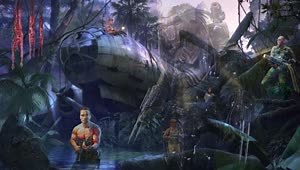 Fondo de Pantalla Animado Invisible Hunter de Alien VS Predator 🔪 en Movimiento