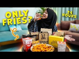 The Best French Fries in Dhaka | Eating Only Fries for 24 hours!
