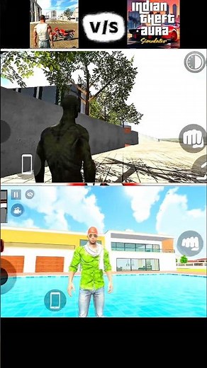 indian bike driving 3D☠️ Vs 🤯 Indian treft Auto 💀#gaming​ #3d​