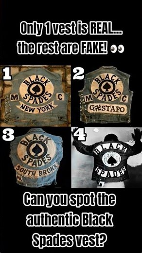 🔍 Real vs Fake Black Spades Vests 🔥 Only 1 Is Authentic… Can YOU Spot It? #blackspades #bronx #nyc