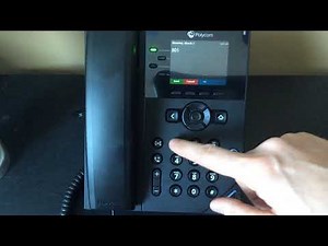 VVX 250 Conference Call Tutorial