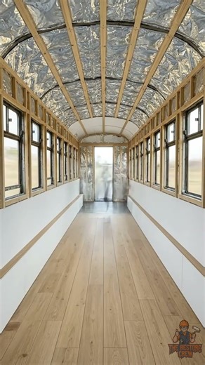 Rusted Train Carriage and turned it into the ultimate luxury tiny home! 🚂✨ #tinyhome