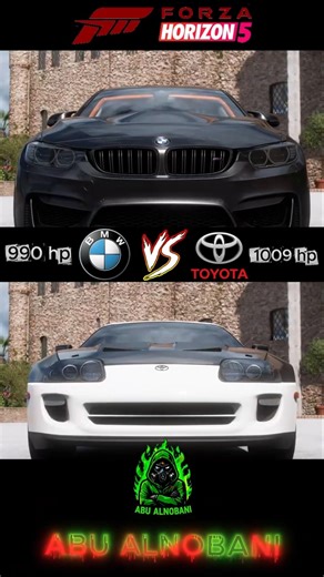 BMW M4 vs Toyota Supra MK4 🔥 – Who Wins? #shorts #dragrace #forzahorizon5