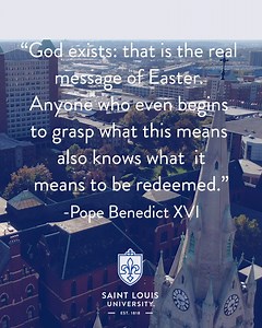 2.6K views · 206 reactions | Saint Louis University wishes you a happy and blessed Easter. | Saint Louis University | Facebook
