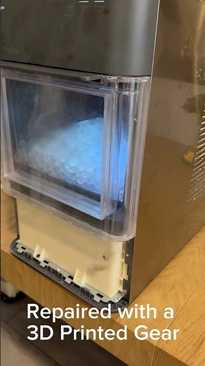Repairing a GE Opal 2.0 Ice maker with a stripped gear. Loud grinding noise. #geopal #nuggetice #fix