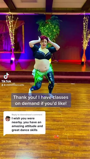 Just in case you didn’t know! Fat positive, body positive belly dance and Burlesque classes for adults are available to you any time, anywhere. Only $25 a month to access all of Arielle’s classes! This library goes back to July and three new classes are added every week. Take classes at your own pace, in your own space! Head to madisondancelife.teachable.com or DM us to learn more. | Dance Life