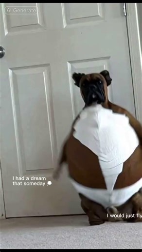 #boxerdog #funny Charlie the boxer flies away