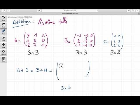 addition de deux matrices