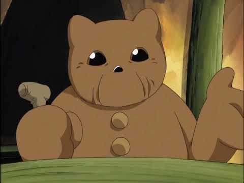 Digimon Season 3 but only when Chuchidarumon Elder speaks (English dub)