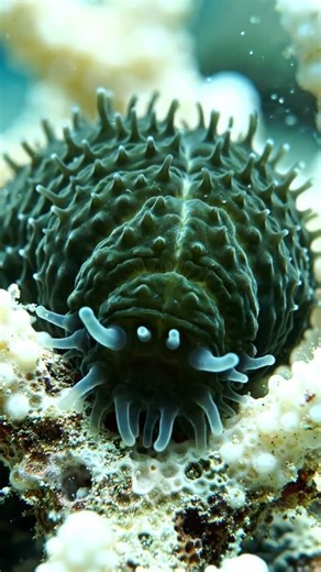 Alien of the Reef: Sea Cucumber Feeding | Cinematic 4K